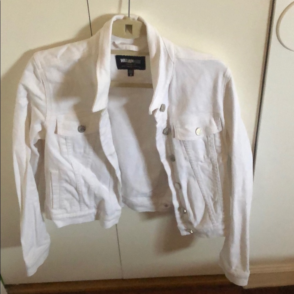 White denim jacket